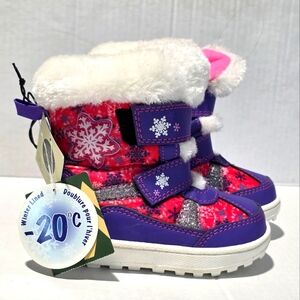 New Toddler Little Girl Winter Boots Size 5 NWT Good To -20